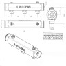 Коллектор распределительный VALTEC VTc.510.SS.080503 3 отвода ВР-НР 1 1/2"x3/4" DN 40 мм 3 без регулировки 5