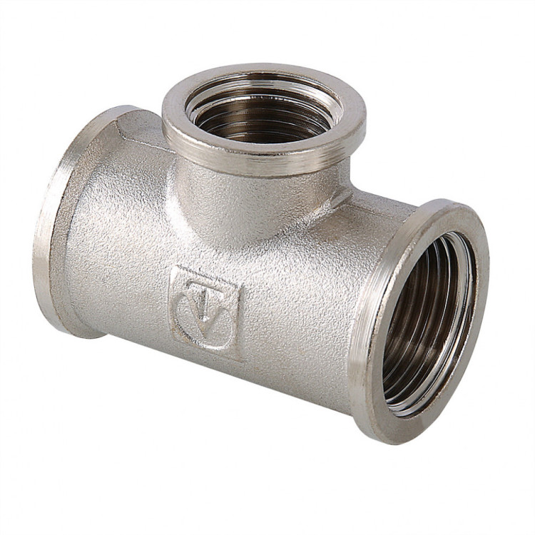 Латунный тройник VALTEC 3/4" х 1/2" х 3/4" переходной VTr.750.N.0504 1