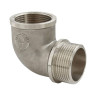 Угольник переходной 90 градусов VALFEX VF.092 ВР-НР 1/2" Ду 15 Ру 40 никелированный латунный 1
