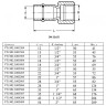 Переходник VALTEC VTi.902.I ВР 1/2" DN 22x15 PN 16 нержавеющая сталь 2