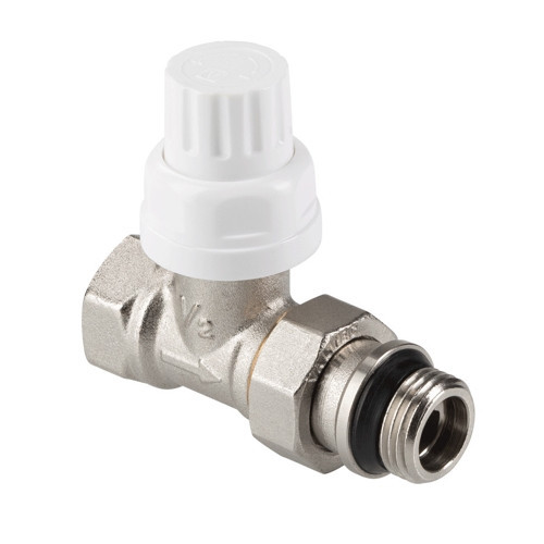 Клапан радиаторный Valtec VT.032.NR 1/2" DN 15 PN 10 прямой с самоуплотняющимся полусгоном 1
