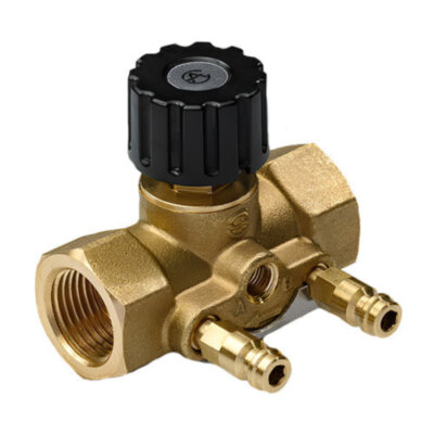 Балансировочный клапан латунный Aquasfera EURO 2014 DN 25 PN 16 резьба - 1'', ручной, резьбовой ВР-ВР, 2014-03