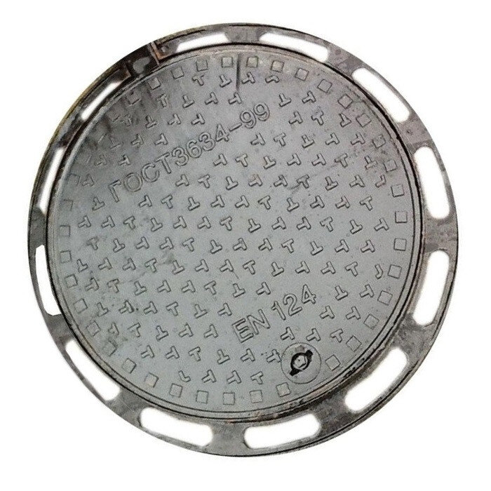 Люк чугунный тип С(В125)-2-60, ВЧШГ