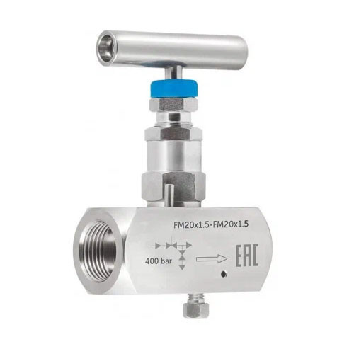 Игольчатый клапан одновентильный Росма SS-V4 0-40 Мпа NPT1/2" 00000040491 3