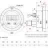 Манометр РОСМА ЦМ-И-321ТЭКП (0…1 MПa) Дкорп=63мм кл. 1,0 G1/4" цифровой эксцентрический, электропитание от блока УТ-00054488 3