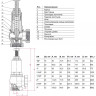 Клапан предохранительный Benarmo ВР 1 1/2"х1 1/2" DN 40х40 PN 16 Pн = 1...16 бар угловой латунный 2