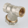 Фильтр механической очистки VALTEC VT.193 ВР 3/4" DN 20 PN 20 косой с заглушкой латунный 6