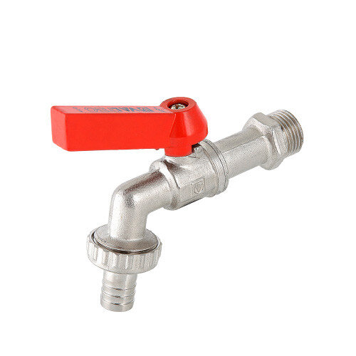 Кран шаровый VALTEC 1" Ду25 Ру16 водоразборный со съемным штуцером VT.051.N.06