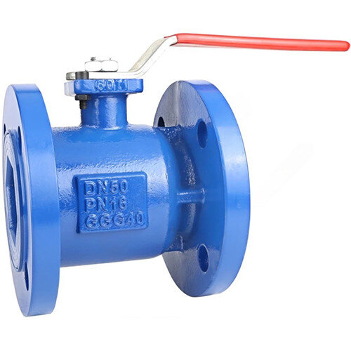 Кран шаровой Benarmo 4110RA DN 50 PN 16 чугунный полнопроходный фланцевый под электропривод с рукояткой