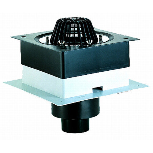 Кровельная воронка HL63/2 DN 125 с монтажным коробом для кровель из профлиста