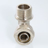 Угольник 90 градусов VALTEC VTm.353 НР 1/2" DN 20x15 PN 10 латунный никелированный 3