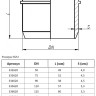 Заглушка бесшумная PP-MD Ostendorf Skolan Safe SKM DN 50 2