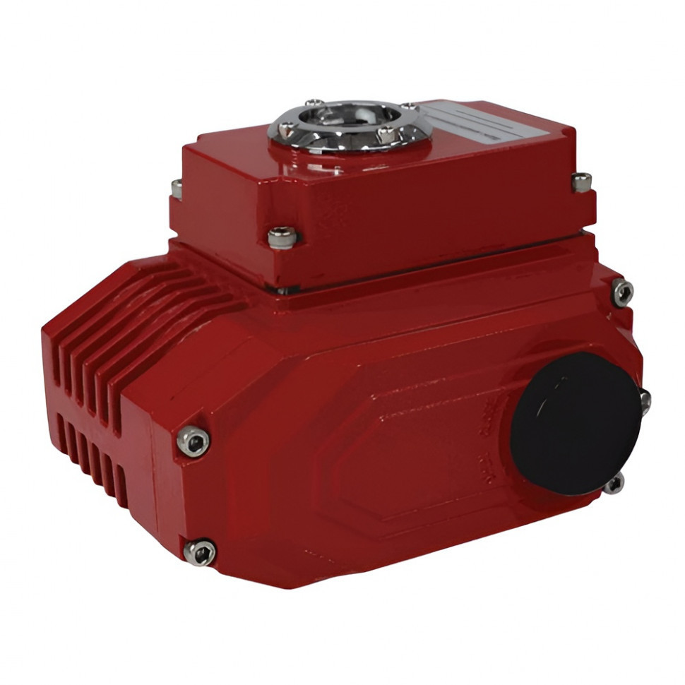 Электропривод Benarmo QB-030 F03/F05/F07 11х11/9х9 квадрат 380 В четвертьоборотный IP67 красный