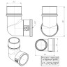 Латунный угольник VALTEC 2" резьбовой 90 с переходом на наружную резьбу VTr.092.N.0009 4