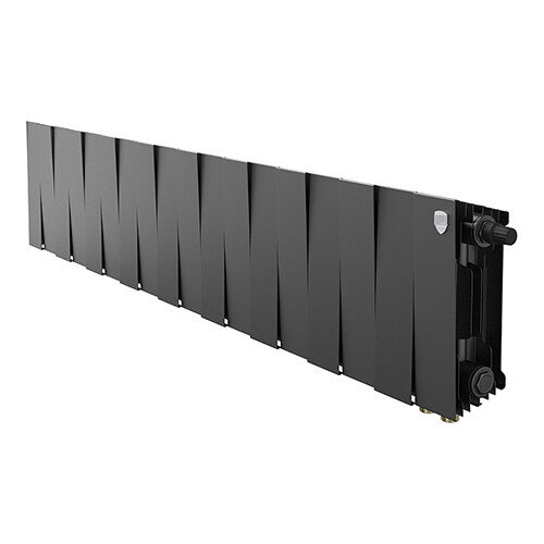 Радиатор биметаллический Royal Thermo PianoForte 200 VD (18 секций) Noir Sable