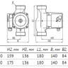 Насос циркуляционный Unipump UPC 25-80 180 с мокрым ротором H=8м Q=120л/мин арт. 93873 4