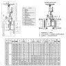 Задвижка Jafar 2502 DN 65 PN 10 с обрезиненным клином и индикатором положения клина фланцевая 2