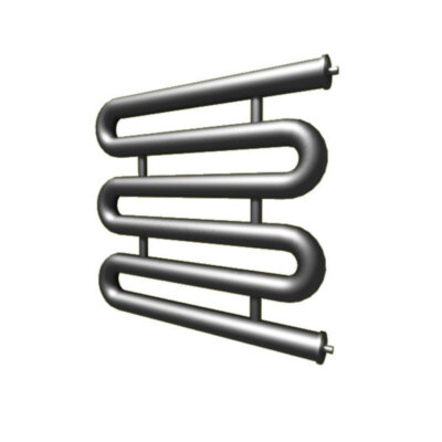 Регистр отопления РЗП-6x133x4,0-9000 змеевиковый шестирядный с плоскими заглушками