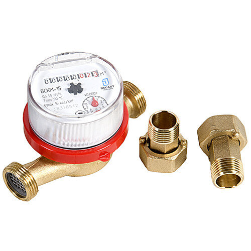 Счетчик Декаст ВСКМ-15 (110 мм, с кмч с ОК) холодной и горячей воды