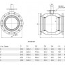 Кран шаровой Vexve 113350 DN 350 стандартнопроходный фланцевый для газа, с редуктором 2