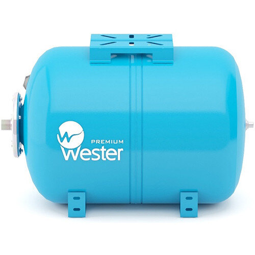 Гидроаккумулятор Wester Premium WAO 50P НР 1" DN 365 PN 10 мембранный горизонтальный c нержавеющим контрфланцем