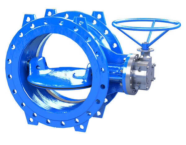 Затвор поворотный VAG EKN DN 200 PN 16 с двойным эксцентриком