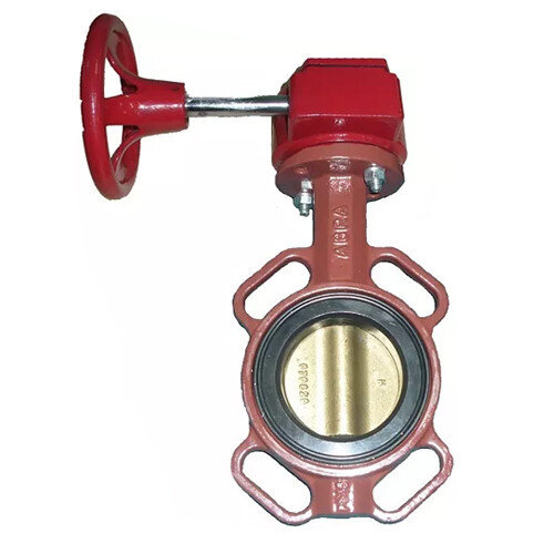 Затвор дисковый поворотный ABRA BUV-VF 843 DN 200 PN 16/10 межфланцевый с редуктором