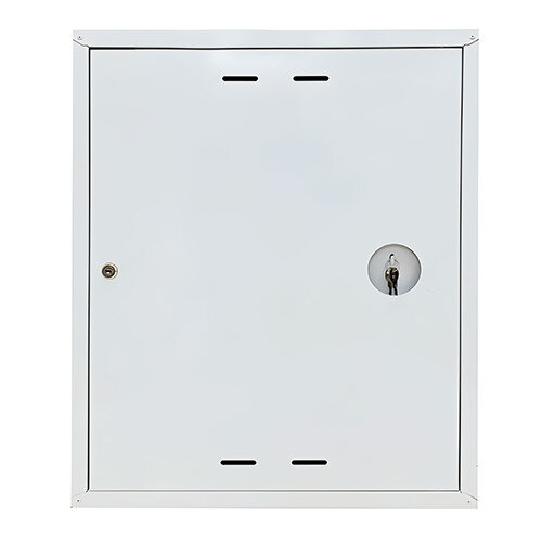 Шкаф пожарный ФАЭКС ШПК 310 ВЗБ универсальный стандарт встроенный закрытый белый с замком