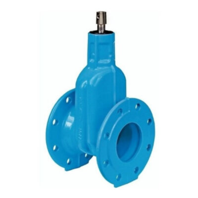 Задвижка HAWLE 4000A DN 150 PN 10/16 фланцевая клиновая чугунная с обрезиненным клином короткая в монолитном корпусе