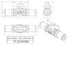 Кран шаровой VALTEC Ду16 Ру25 с пресс-соединением VT.243.N.1616 4