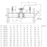 Кран шаровой NAVAL NAVALTRIM 265514 V DN 150 PN 16 регулирующий стальной фланцевый 2