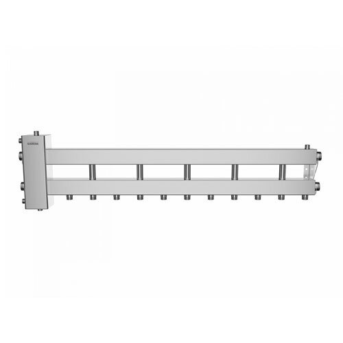 Коллектор распределительный GIDRUSS BMSS-150-6D 6-ти контурный НР 1 1/2"x1" Ду 40 Ру 6 балансировочный