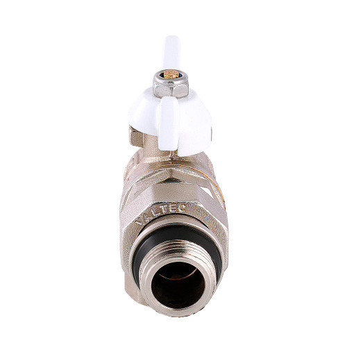 Кран шаровой VALTEC BASE 1/2" Ду15 Ру40 угловой с полусгоном и дополнительным уплотнением VT.228.NRW.04 4