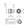Латунный ниппель VALTEC 3/8" х 1/4" переходной VTr.580.N.0302 5
