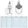 Задвижка HAWLE 4000E2 DN 250 PN 16 фланцевая клиновая чугунная с обрезиненным клином разборная 4