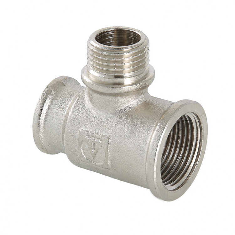 Латунный тройник VALTEC 3/4" х 1/2" х 3/4" переходной на наружную резьбу VTr.132.RN.050405 1
