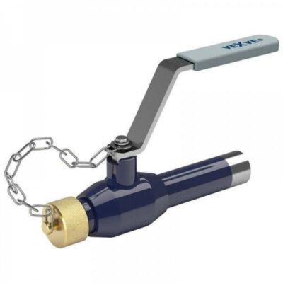 Кран шаровой Vexve 101/G025 DN 25 PN 40 стальной стандартнопроходный под приварку для жидкости, ручка-рычаг