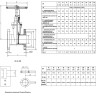 Задвижка клиновая c индикатором ABRA A40-Gi DN 40 PN 16/10 чугунная фланцевая с редуктором 2