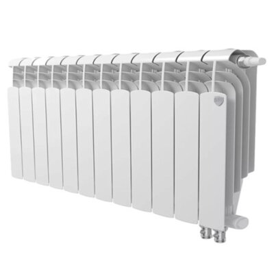 Радиатор биметаллический Royal Thermo Vittoria Super 500 VDR (12 секций) Bianco Traffico