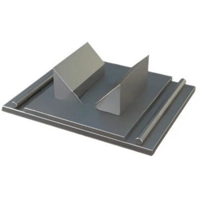 Опора Дн 1020 04 ОСТ 108.275.47-80 приварная скользящая, ТЭС и АЭС