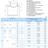 Тройник стальной 820x20-530х14 ОСТ 36-24-77 переходный сварной 2