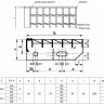 Ступень сварная 600х270 34х38/30х3 SP из решетчатого настила 2