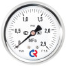 Мановакуумметр РОСМА ТМВ-321Т.00 (-0,1...1,5 МПа) Дкорп=63мм кл. 1,5 G1/4" коррозионностойкий виброустойчивый осевой УТ-00050690 1