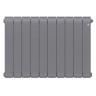 Радиатор биметаллический Royal Thermo Infinity 500 (10 cекций) Silver Satin 1