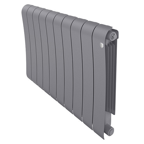 Радиатор биметаллический Royal Thermo Infinity 500 (10 cекций) Silver Satin 2