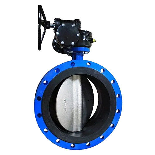 Затвор Kvant Ду 800 Ру 10 дисковый поворотный фланцевый корпус-чугун GG25 диск-чугун EPDM с редуктором