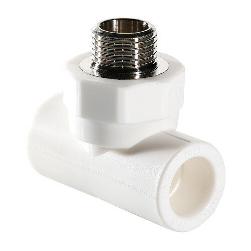 Тройник переходной VALTEC VTp.733 НР 1/2" DN 25x15x25 PN 25 полипропиленовый комбинированный