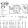 Затвор чугунный Benarmo DN 600 PN 10 поворотный фланцевый с двойным эксцентриком 4