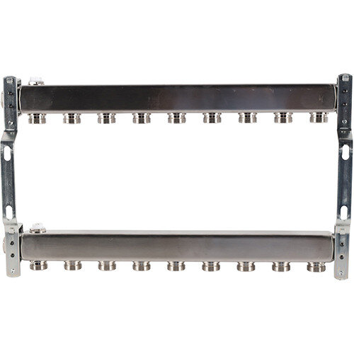 Коллектор ROMMER для радиаторной разводки 9 выходов