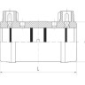 Муфта э/с 125 мм SDR 11 ПЭ100 электросварная 2